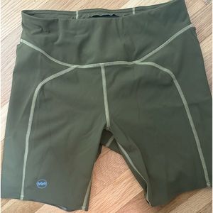Green Janji Running Shorts